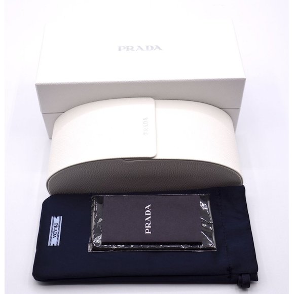 PR 17WS 1AB5S0 BLACK DARK GREY AUTHENTIC SUNGLASSES MADE IN ITALY - Picture 10 of 13